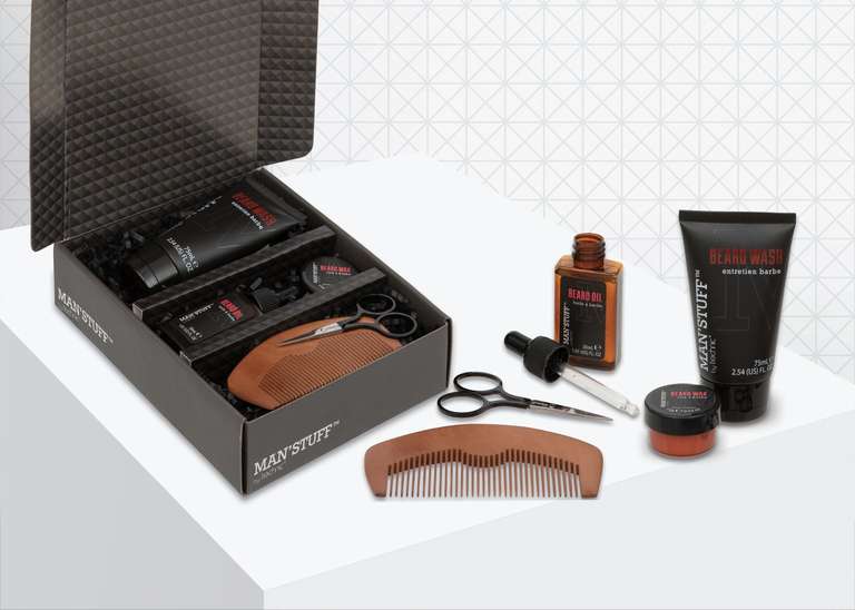 Man Stuff Tidy Whiskers Grooming Set - £3.50 + Free Click & Collect - @ Argos