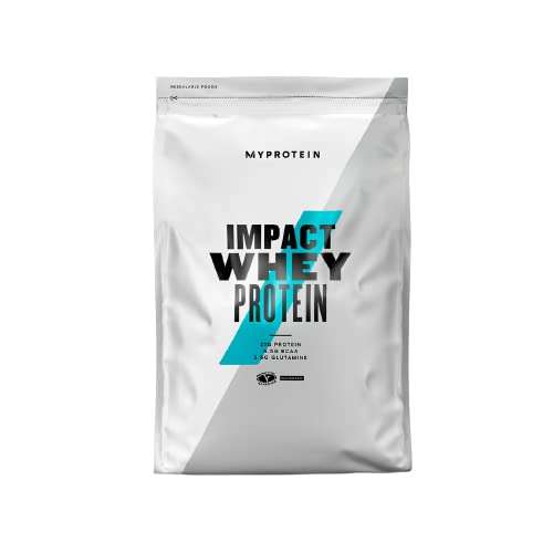 MyProtein Impact Whey Protein (Chocolate, 2.5 kg) £31.19 / £29.63 via sub & save + possible 15% first order voucher @ Amazon