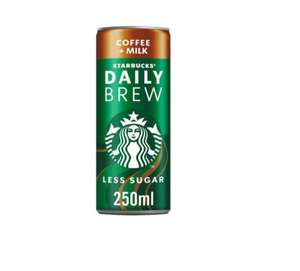 3x Starbucks Daily Brew 250ml 75p instore (100% Free via CheckoutSmart cash back site or app) @ Asda (Killingbeck)