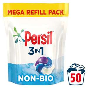 Persil Non Bio 3 in 1 Washing Capsules Laundry Detergent 50 Washes £9 @ Morrisons