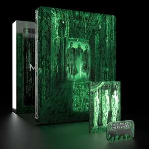 The Matrix: Titans of Cult Steelbook [4K Ultra HD + Blu-ray] (Used - Like New) - £7.99 With Code @ World of Books