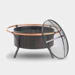Up to 40% off garden & outdoor furniture including firepits, BBQs, chairs and more (e.g. Copper Rim Fire Pit for £69.99 delivered) @ VonHaus