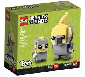 Free Cockatiel Lego Brick Headz with a £60+ at Lego store via Telegraph Shop