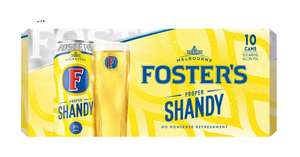 Fosters Proper Shandy 10 x 440ml / 4 x 440ml £2.99