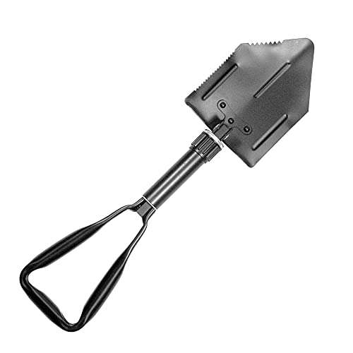 Emergency Snow Shovel - For Car, Home and Travel - Compact and Tough for Winter and Adverse Weather
