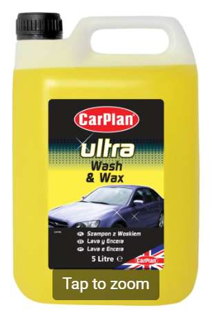 Ultra Wash and Wax Car Shampoo - 5L free C&C