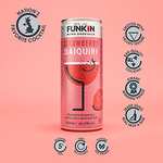 Funkin Strawberry Daiquiri Pre-Mixed Cocktail Cans 200 ml (Case of 12) - Lightning Deal