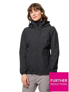 Jack Wolfskin Stormy Point 2l Jacket - Black women's free click and collect sizes XS - L £35 free Click & Collect @ Very