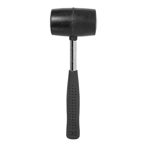 Milestone Camping 20420 12oz Rubber Mallet / Sturdy Steel Handle / Ideal For Putting Up Tents & Canopies