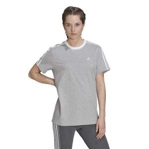 adidas Women's Essentials 3-Stripes T-Shirt T-Shirt (size XS medium grey)