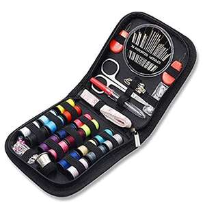 Travel Sewing Kit, AUERVO Over 70 DIY Premium Sewing Supplies £5.94 @ Sold by Auervo-UK and Fulfilled by Amazon