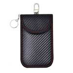 Small Faraday Pouch RFID Small Car Key Signal Blocking Pouch with Hook Securing Keyring - £2.39 sold by ainkou @ Amazon