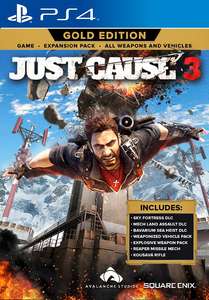 JUST CAUSE 3 - GOLD EDITION [PS4] £8.99 at Square Enix Store