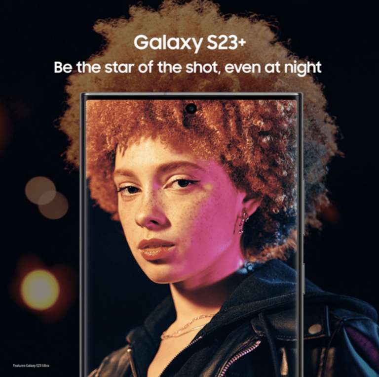 Samsung Galaxy S23+ Plus 512GB - Three 100GB data / Unltd min/text - £100 Guranteed trade in - £159 Upfront + £26pm (£25 TCB)