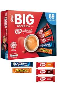 Nestle - Kitkat Big chocolate Biscuit Box | 69 x Bars - KitKat, Blue Riband, Toffee Crisp | 1.357kg (£12.62 - £13.37 with subscribe & save)