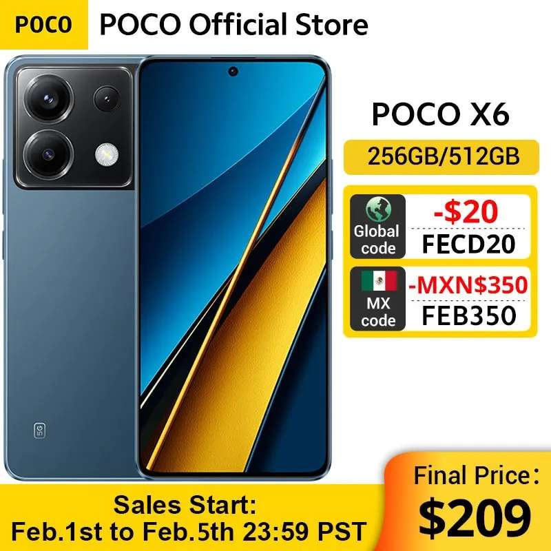 World Premiere】POCO X6 Pro 5G Global Version Smartphone Dimensity  8300-Ultra 6.67 1.5K Flow AMOLED DotDisplay 64MP 67W NFC - AliExpress