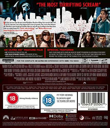Scream VI 4K UHD Blu-ray