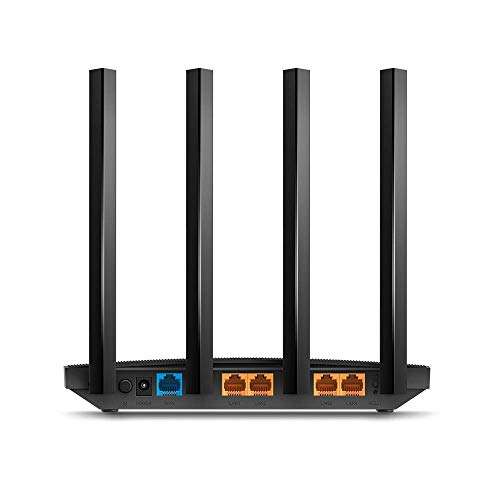 P-Link AC1200 Wireless Dual Band Full Gigabit Wi-Fi Router, Wi-Fi Up to 867 Mbps/5 GHz + 300 Mbps/2.4 GHz (Archer C6) - £36.99 @ Amazon