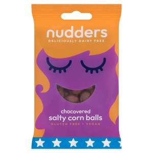 Nudders Chocovered Salty Corn Balls 55g - Nectar Price