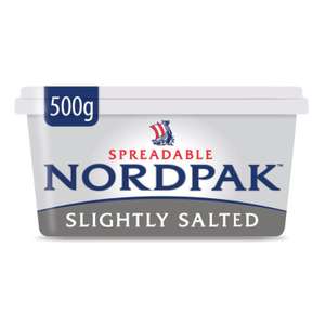 Nordpak Spreadable Slightly Salted / Nordpak Spreadable Lighter 500g - Each