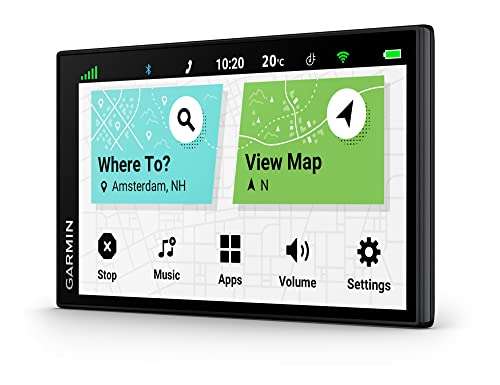 Garmin DriveSmart 66 MT-S 6 Inch Sat Nav with Amazon Alexa, Map Updates for UK, Ireland and Full Europe, Environmental Zone Routing