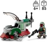 LEGO 75344 Star Wars Boba Fett's Starship Microfighter, Buildable Toy Vehicle with Adjustable Wings and Flick Shooters £7 at Amazon