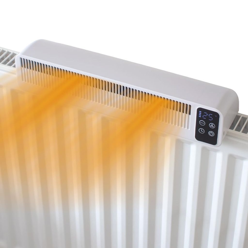 Valiant Radiator Fan – Triple Fan Heat Booster, Quiet, Rechargeable, Magnetic Fit