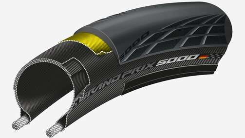 Continental Grand Prix 5000 tyres - 23, 25 and 28 mm in stock - £29.95 + £9.99 Delivery @ Canyon