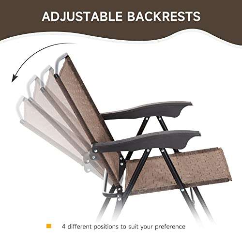 Outsunny 3 Piece Patio Furniture Bistro Set 2 Folding Chairs 1 Tempered Glass Table £78.39 delivered, using code @ AOSOM