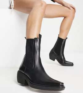 Women’s ASOS DESIGN Austin leather chelsea western boots £18 with code (£4.50 delivery) @ ASOS