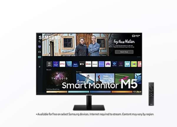Samsung M50B 27” Full HD Smart Monitor with Remote £89 with code @ Samsung