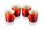 Le Creuset Stoneware Mugs, Set of 4, 350 ml Each, Cerise - Sold by Le Creuset Store UK / FBA