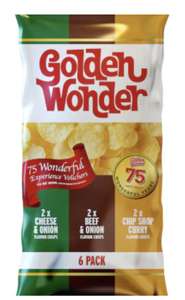 Golden Wonder Variety Retro Crisps 6Pk £1 @ Home Bargains Newtownabbey