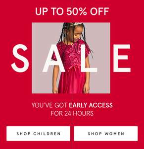 Early Access for Members to the Monsoon Sale up to 50% off Plus Free Click and Collect @ Monsoon