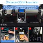 OBD2 Scanner Code Reader for Car Check Engine, Automotive CAN Diagnostic Tool - £15 @ Amazon