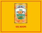 Heinz Veg Hoops - Vegan Friendly and with more Vegetables, 205g 28p @ Amazon Fresh (Minimum Spend £15 - £3.99 Delivery or Free over £40)
