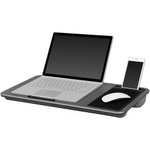 Multi Purpose Home Office Lap Desk with Mouse Pad and Phone Holder - Silver Carbon - £16.99 With Code @ MyMemory