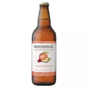 Rekorderlig Premium Swedish Cider Peach-Raspberry 500ml £1 cashback via Shopmium app