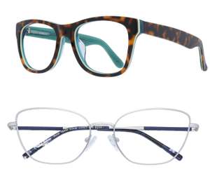2 x Designer Prescription Glasses from £25 + 40% off Lens Packages + Free Home Trial + Free Delivery - W/Code