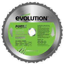 Evolution Fury 255mm Multi-Material Cutting 24T Blade (Cosmetic Defects)