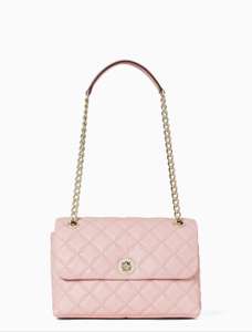 Natalia Quilted Leather Square Crossbody Bag £119.20 using code @ Kate Spade