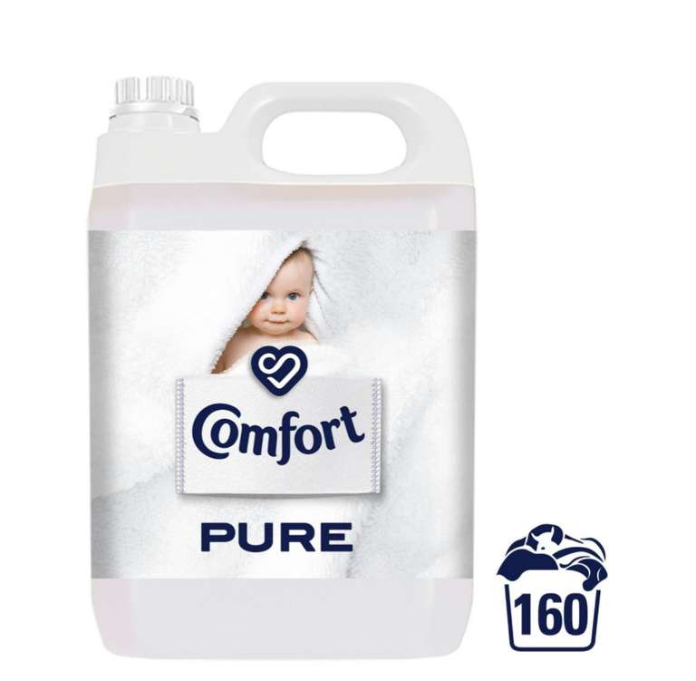 Comfort Fabric Conditioner Pure 160 Washes 5L