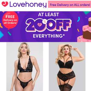 Celebrate 20 Years of Lovehoney: At Least 20% Off (Almost) Everything + Free Delivery - @ Lovehoney