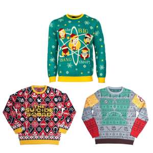Save 30% With Code On Selected Knitted Christmas Jumpers Including Suicide Squad, The Big Bang Theory From £14 Delivered @ Just Geek