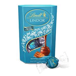 Lindt Lindor Chocolate Truffles Box, Salted Caramel 200g £4 (£3.80/£3.40 with max Subscribe and save) @ Amazon