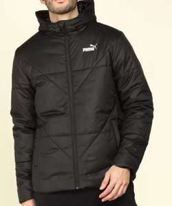 Puma Mens Essentials Padded Jacket In Black with code