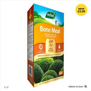 Westland Bonemeal / Fish, Blood And Bone / Growmore Garden Feed 4kg: £6.50 + Free Click & Collect @ Wilko
