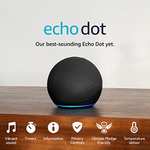 Echo Dot (5th Gen, 2022 release) | Smart home Wi-Fi and Bluetooth speaker with Alexa £24.99 with voucher (Selected Accounts) @ Amazon