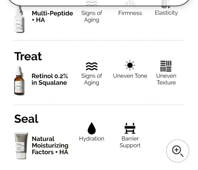 The Ordinary The Firm and Plump Collection - multipeptide, Retinol, moisturiser (3 item bundle)