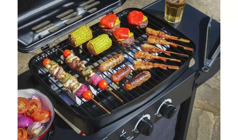 Home 2 Burner Gas BBQ with Side Burner - £82 + Free Click and Collect @ Argos